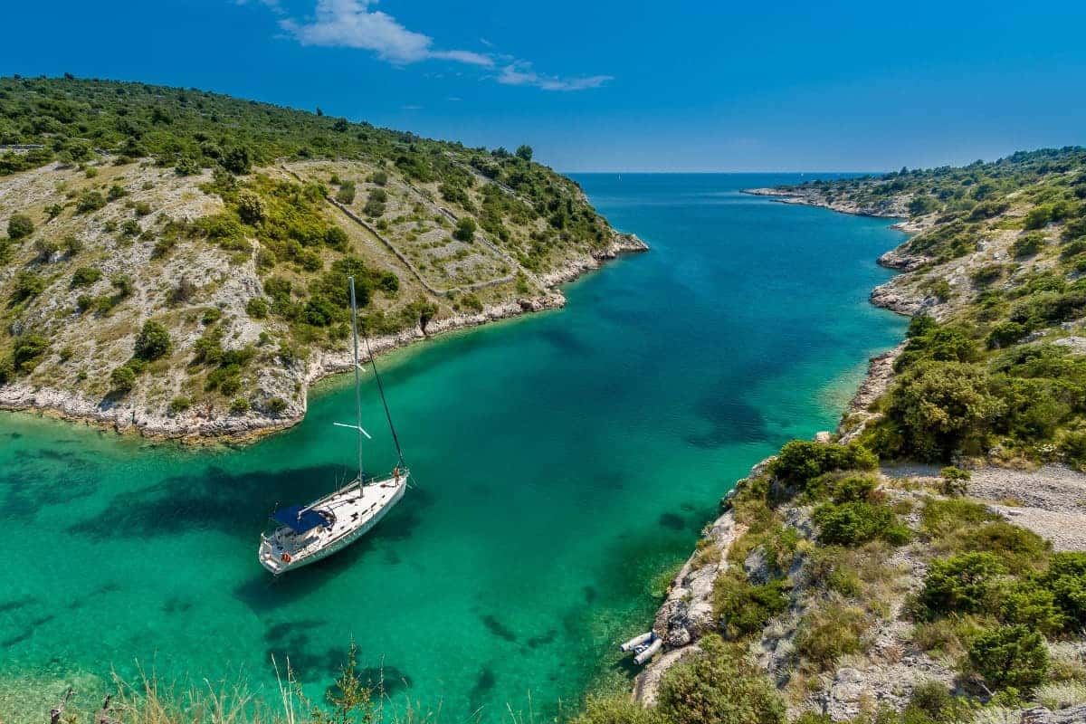 Visiting remote islands aboard a luxury cruise in Croatia