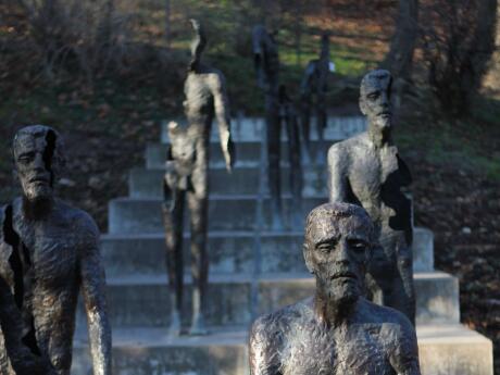 Gay travel to Prague - make sure you see the striking memorial to the victims of Communism during your trip.