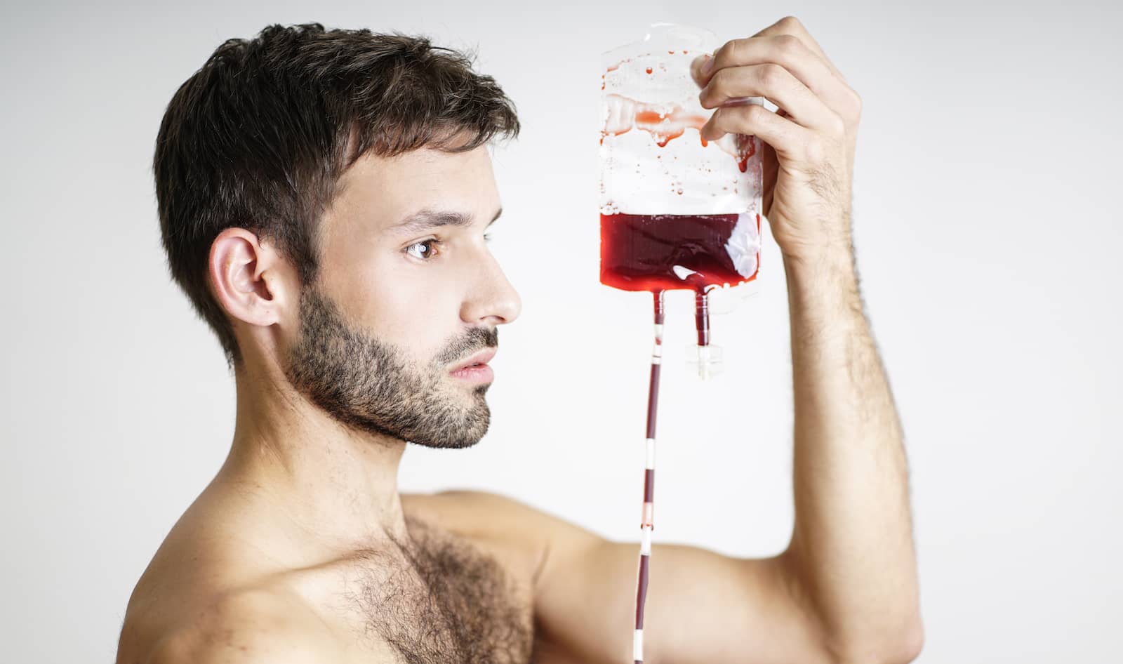 Mr Gay Germany and he's Blutsbruder campaign to help gay men donate blood