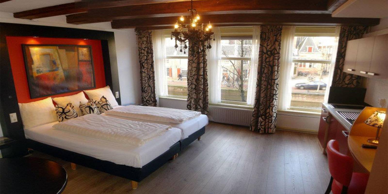 The Anco Hotel is a cool gay friendly hotel in the heart of Amsterdam's red light district.