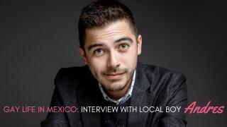 Find out what it's like to grow up gay in Mexico City in our interview with local boy Andres.