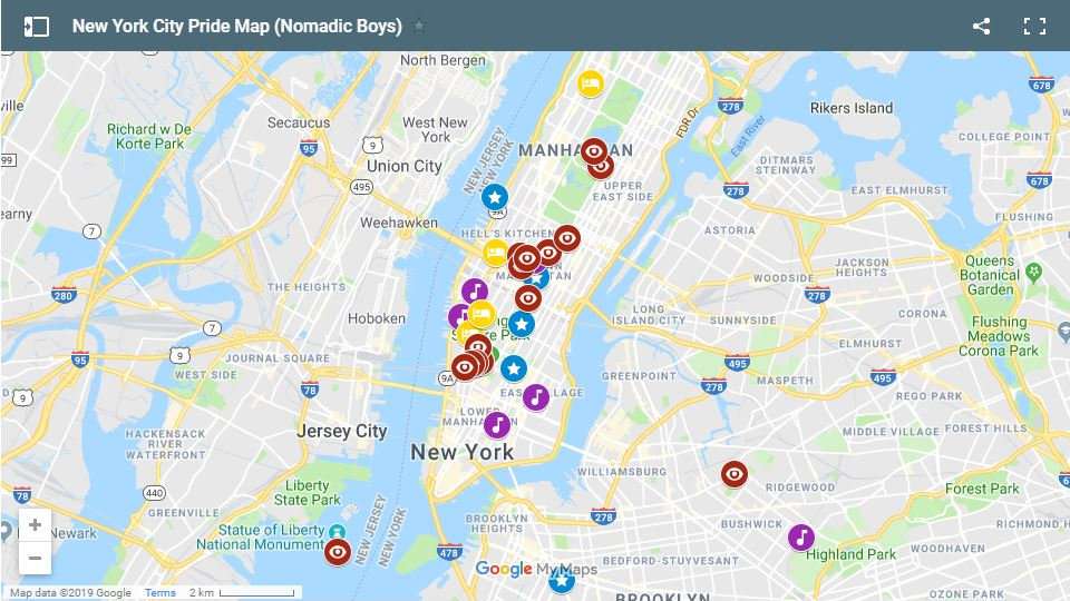 Nyc gay pride parade route map kasapvendor