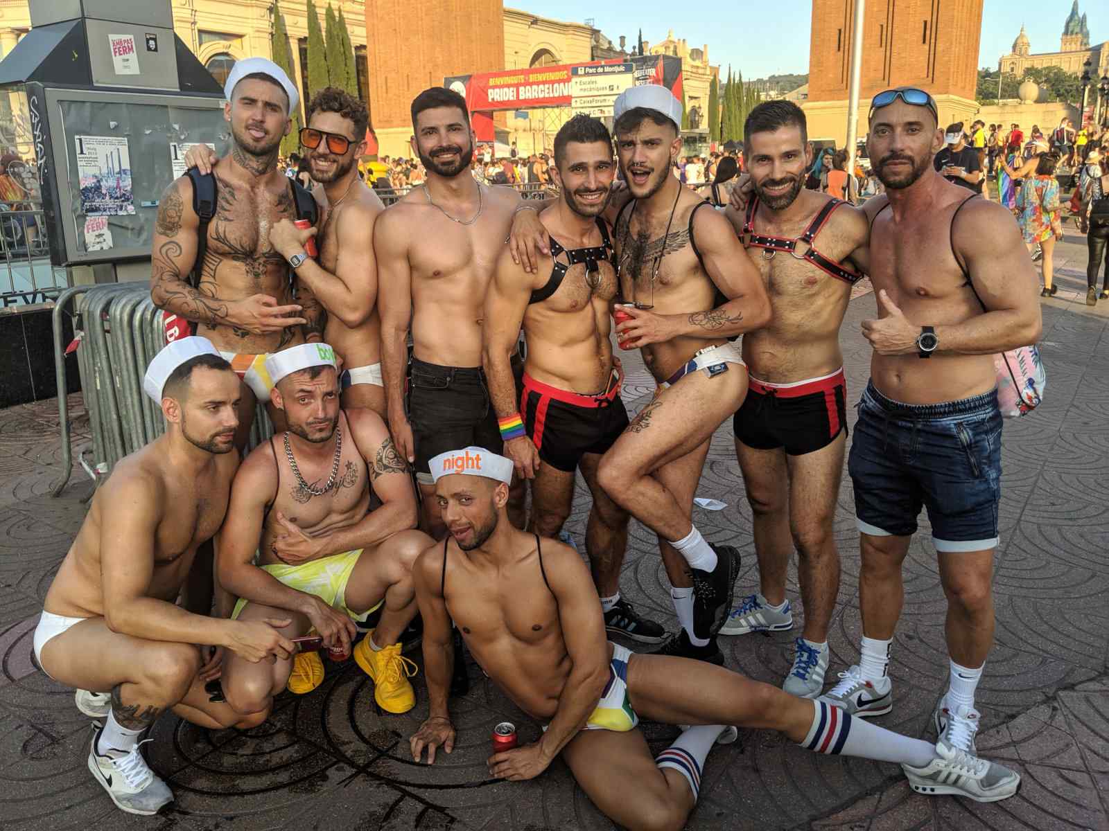 Barcelona's Pride parade ends up in Plaza Espana with a big fun concert and is one of the best to experience in Spain