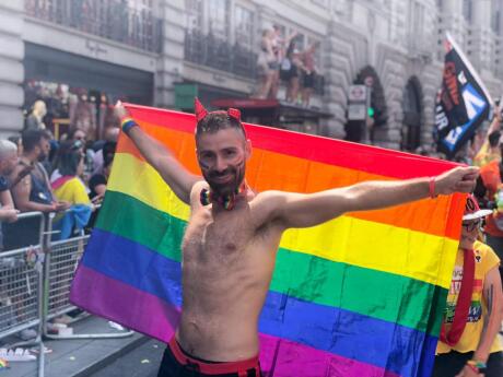 cute gay men at parades