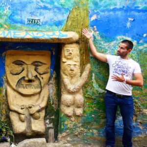 Explore the colourful streets of Bogota's Candelaria neighbourhood on a street art tour
