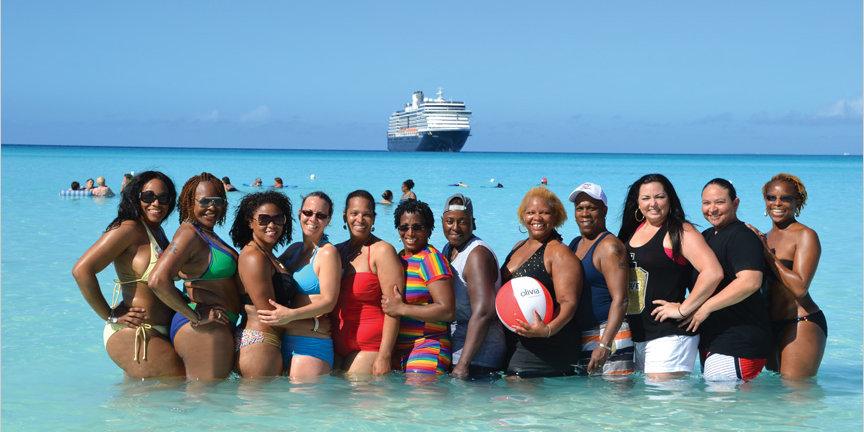 Lesbian ladies will love all the fun activities on offer on the Olivia Tahitian Paradise cruise!