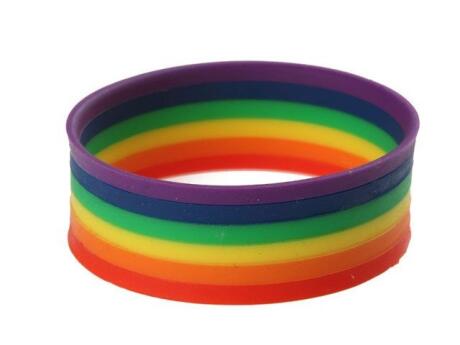 Show your pride with a pretty rainbow bracelet