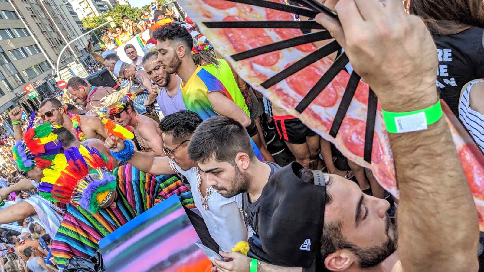 Seeing Barcelona's pride parade is fun but actually taking part is next-level!