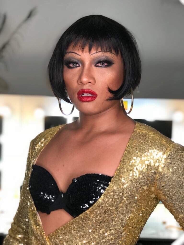 Quanita drag performer in gay Saigon