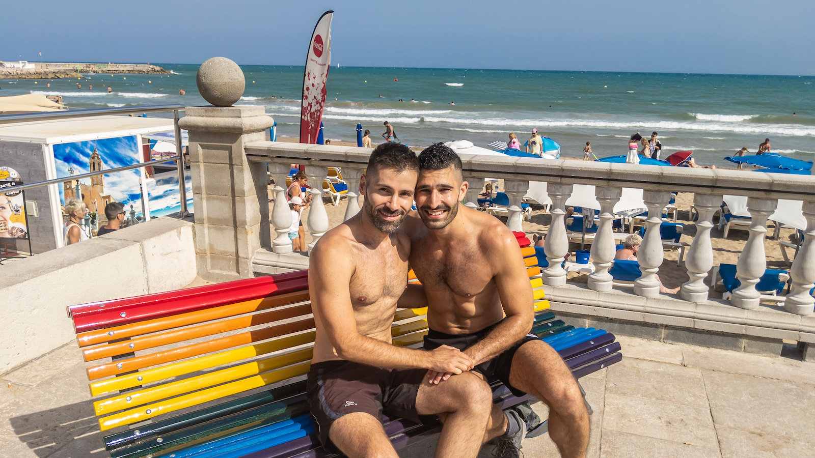 Bassa Rodona in Sitges is one of our favourite gay beaches in the world