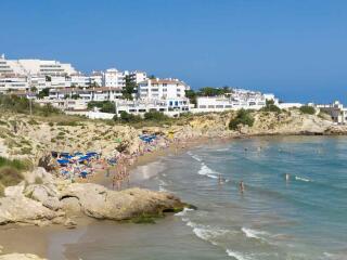 Balmins gay beach is a very popular hangout for LGBTQ travellers in Sitges