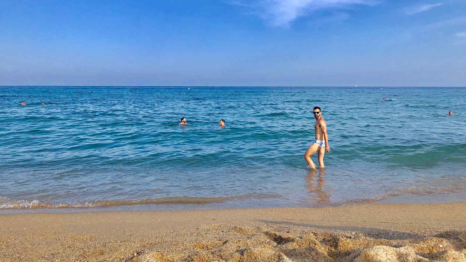 Tge gay Beach of Barceloneta is an easy access beach in the center of Barcelona