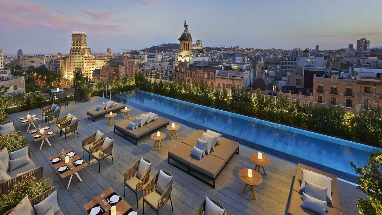 The Mandarin Oriental Barcelona is a luxurious and gay friendly hotel with stunning views from the rooftop terrace