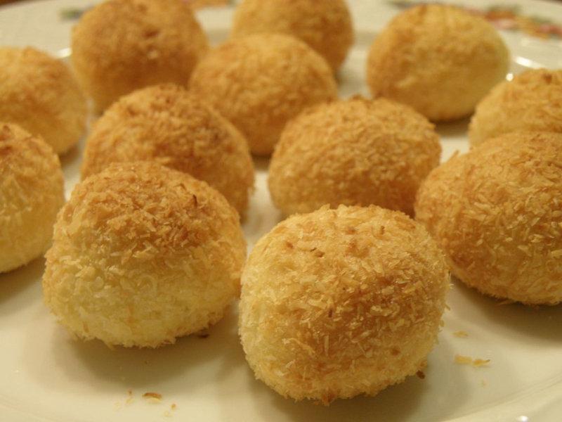 Cocadas are yummy little coconut cookies  from Panama