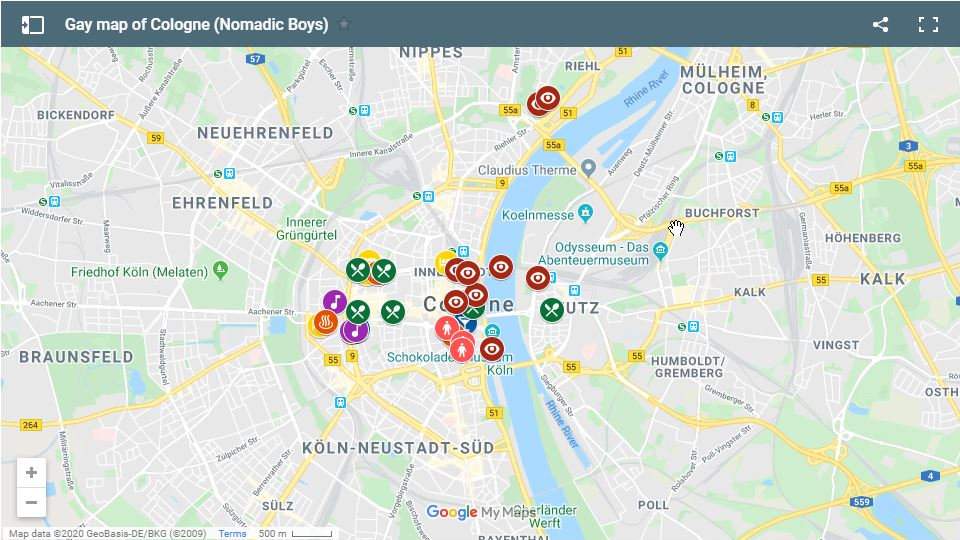 Find out the best gay bars, clubs, hotels, restaurants and more with our gay map of Cologne