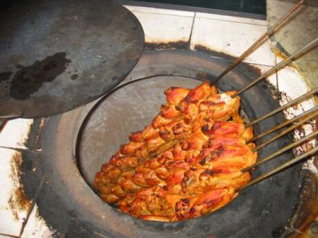 Tandoori Chicken gets it's smokey, delicious flavour from being cooked in a tandoor oven