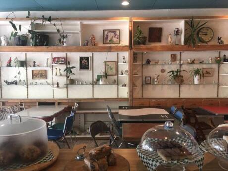 Le Cagibi is a queer space in Montreal with quirky decor, excellent coffee and a completely vegetarian (with some vegan options) seasonal menu