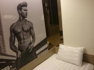 Gs is the only exclusively gay hotel in Taipei with lots of erotic art throughout and a lax clothing policy!