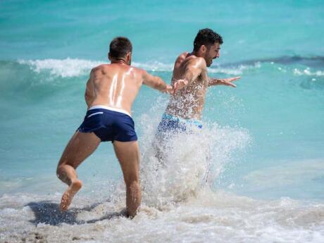 Elia gay beach is one of the most popular gay beaches for LGBTQ travellers