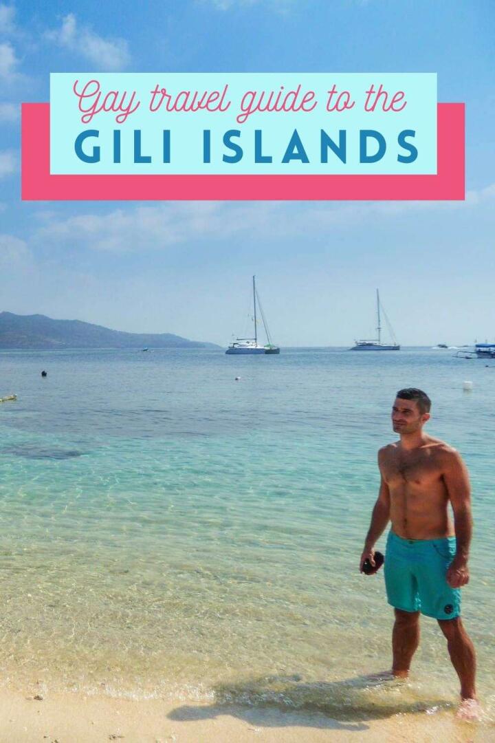 This is our gay travel guide to the gili islands, here is our pinterest pin