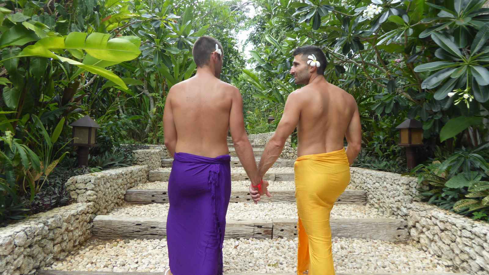 The gorgeous gardens of gay friendly hotels Mandala spa