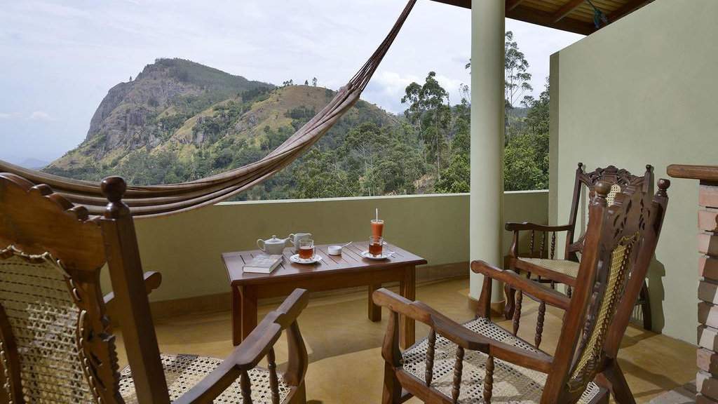 Zion View Ella Green Retreat features hammocks on the balcony to enjoy those gorgeous views