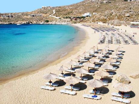 Super Paradise is the official gay beach of Mykonos