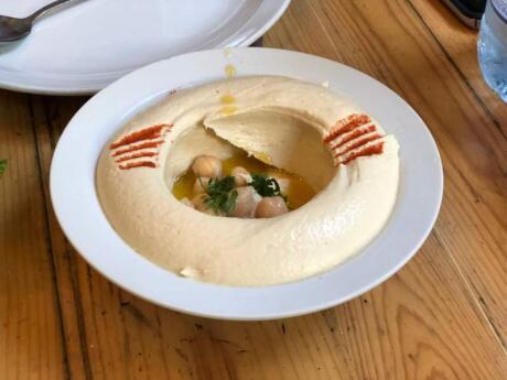 Praise the chickpea! Hummus is a tasty treat popular beyond Lebanon, but you should still have some of "the real thing" while you're here