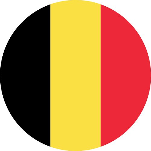 The flag of Belgium, a country which hosts some of the best gay parties in the world