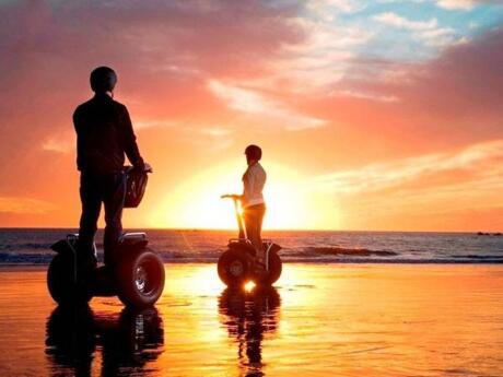 Joining a segway tour is a fun way to explore further out of the main drag of Maspalomas in Gran Canaria