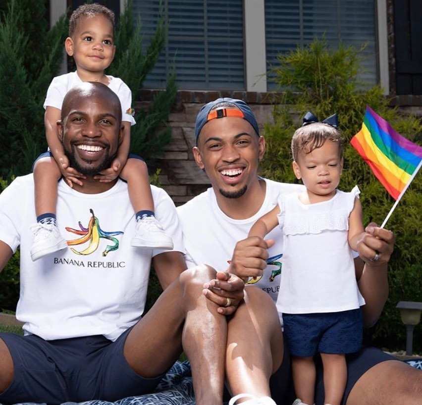 You can learn about Terrell and Jarius's experiences being gay dads of colour on their IG and Youtube channel