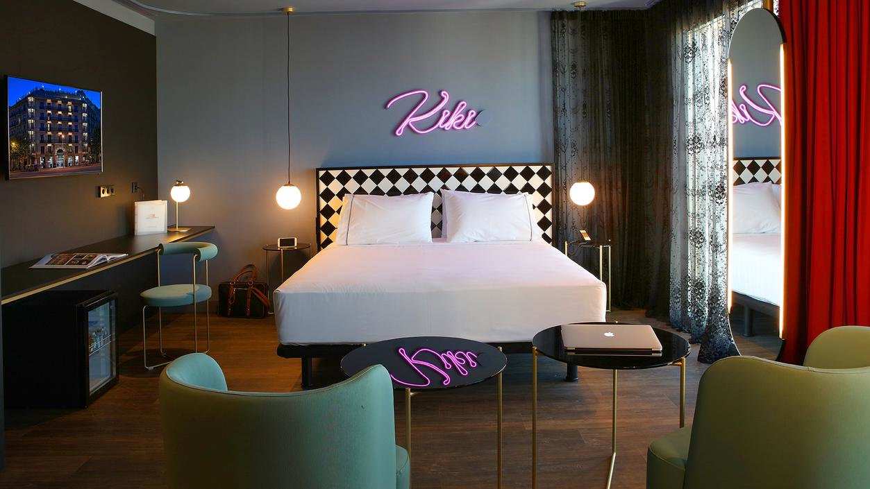 The gay Axel Hotel Madrid mixes lots of genres but somehow it works!