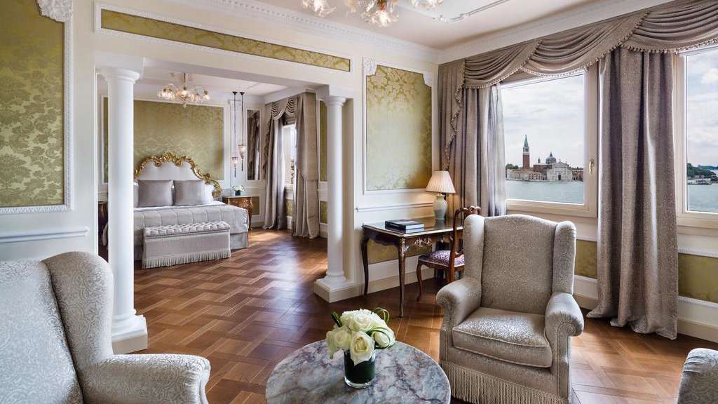 The Baglioni Hotel Luna is a high-end spot in Venice decked out in Baroque style to make guests feel like Queens!