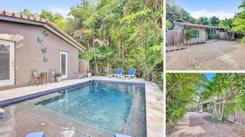 Have a whole villa with swimming pool to yourself at this gay Airbnb in Fort Lauderdale