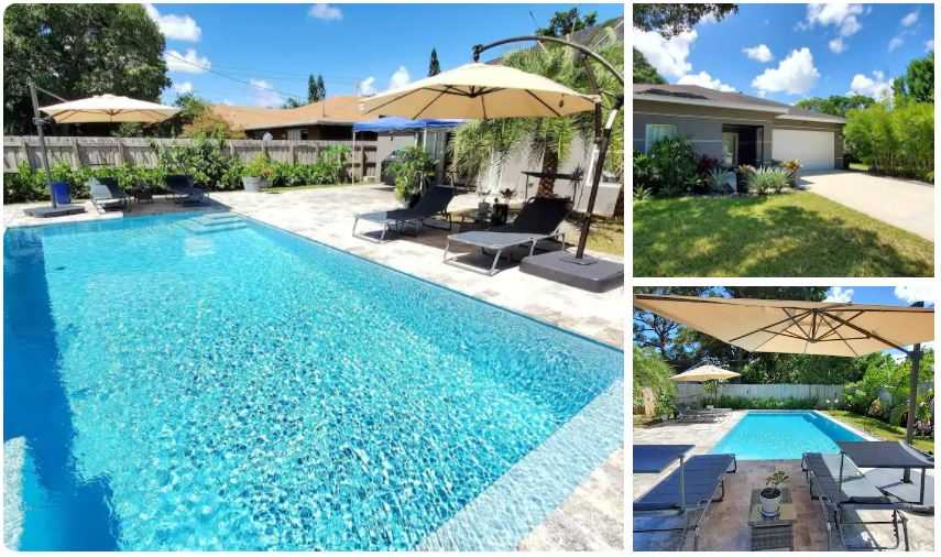 Stay in this lovely gay Airbnb house in Fort Lauderdale if you like a pool and cute dogs!
