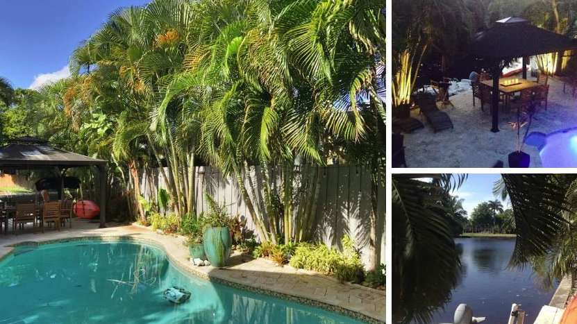 You can stay right by a canal and still have your own swimming pool at this gay Airbnb listing in Fort Lauderdale