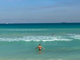 Miami has gorgeous beaches, including a couple of gay ones where you can even do some skinny dipping