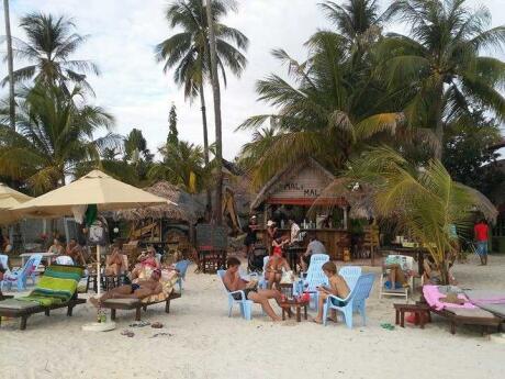 Mali Mali Beach Bar is a gay friendly bar right on the sand which serves great cocktails!