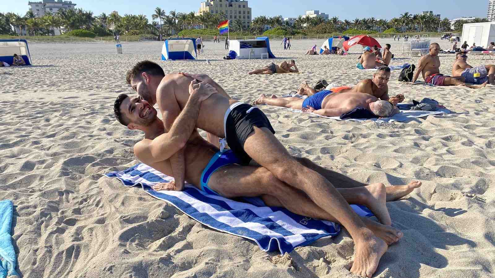 We personally think 12th Street is the best gay beach in Miami