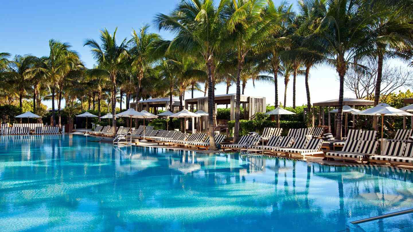 The W South Beach is a luxurious and gay friendly resort we love to stay at in Miami