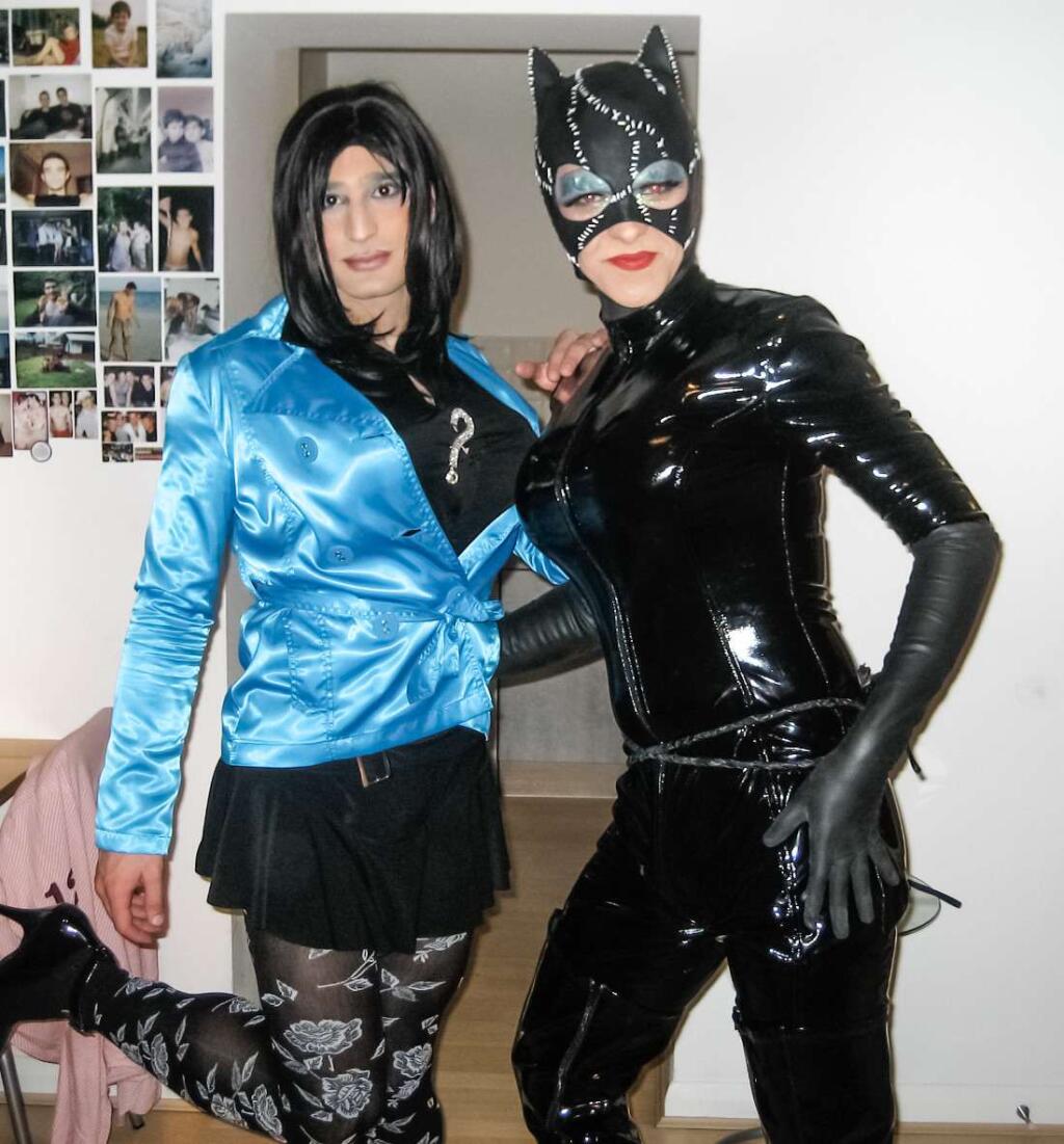 The Best Gay Halloween Costumes Ideas In 2024 Nomadic Boys   Catwoman Halloween 1024x1101 