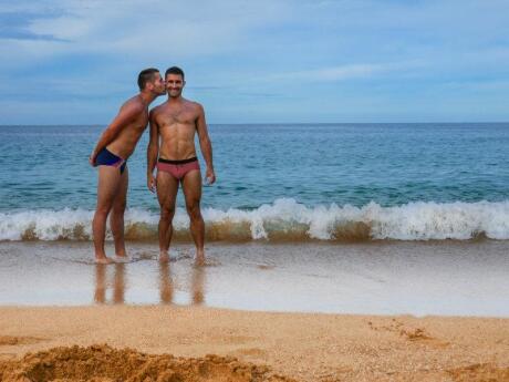 We loved just hanging out on the gay friendly beaches of Bocas del Toro