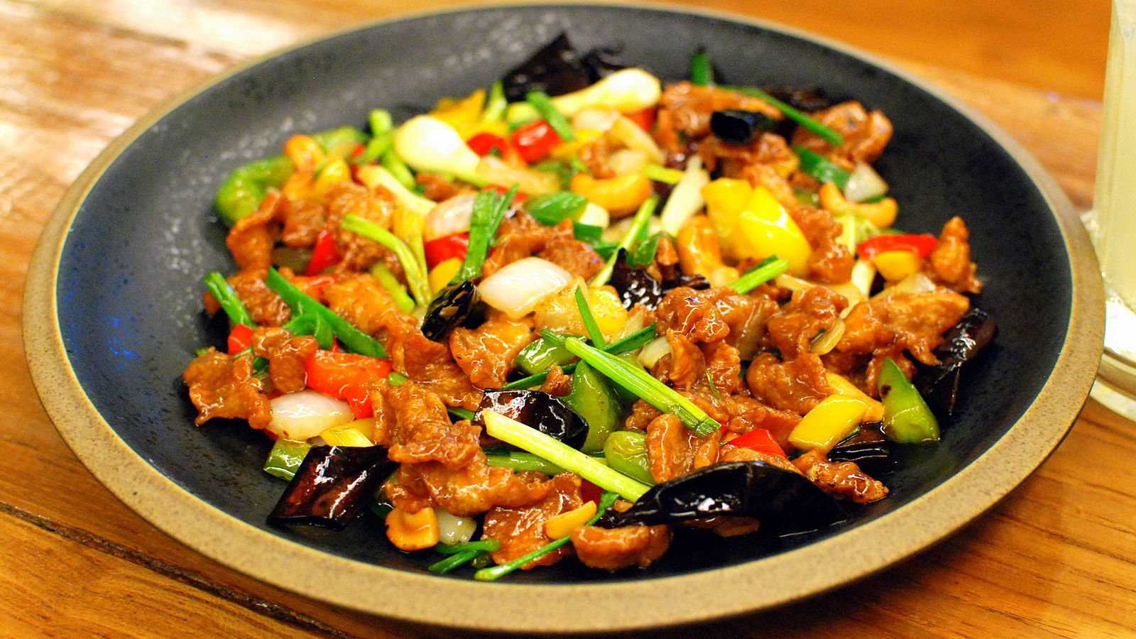 Chicken with cashew nuts is one of the milder dishes from Thailand that is now popular worldwide