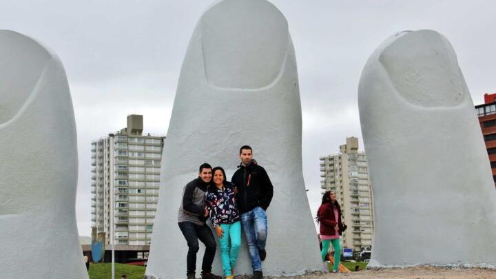 Interesting giant sculpture in Uruguay