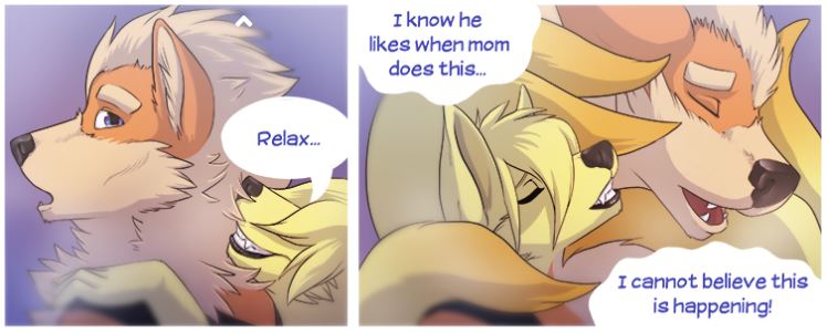 For the ultimate in naughty gay furry comics, check out Burning Curiosity about a father and son!