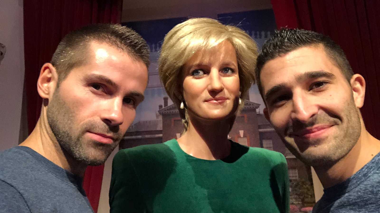 Bei Madame Tussauds in London kann man ein Selfie mit Prinzessin Diana machen