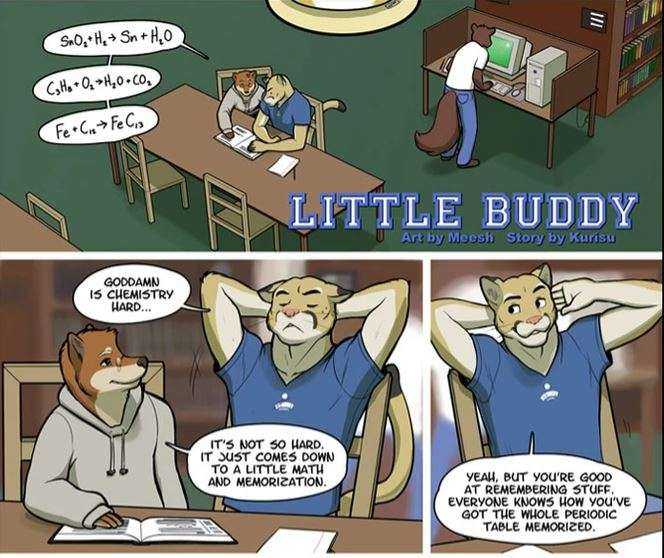 Little Buddy is one of the best gay furry comics about a young boy exploring who he is