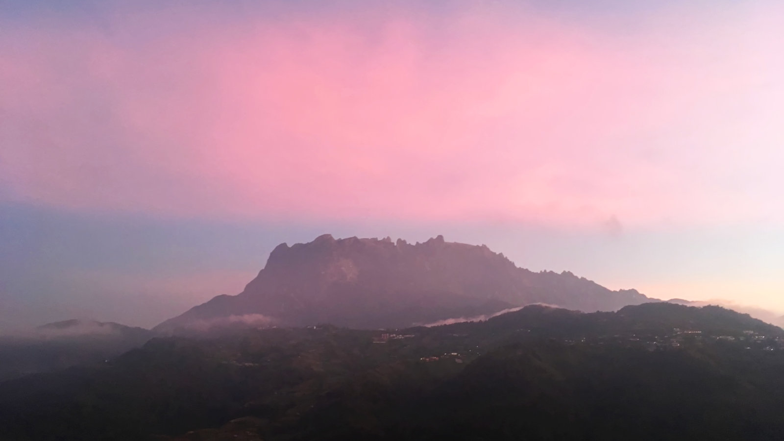 Mount Kinabalu is the highest mountain in Malaysia and sacred to local tribes