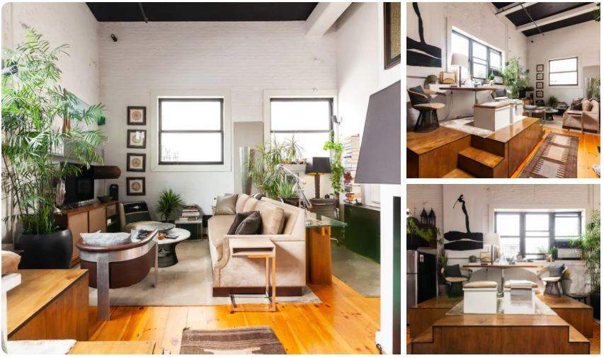 This gorgeous modern luxury loft is one of the best gay airbnbs in New York