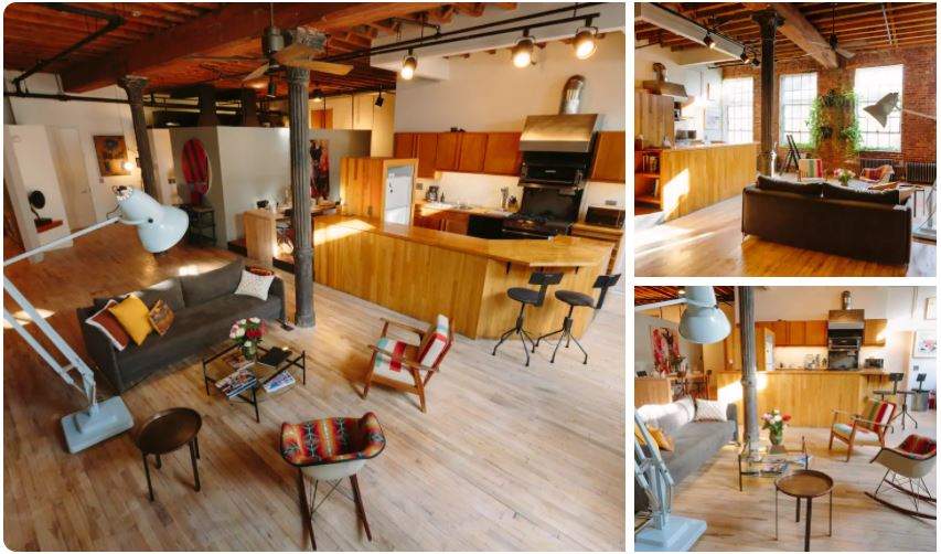 Um grande grupo de amigos vai adorar este loft de West Village, que é um dos melhores airbnbs gays de Nova York